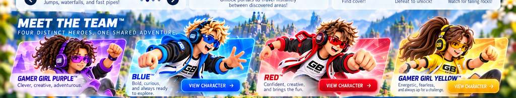 GB Gamer Bros character team